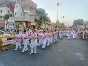 राष्ट्र सेविका समिति का पथसंचलन